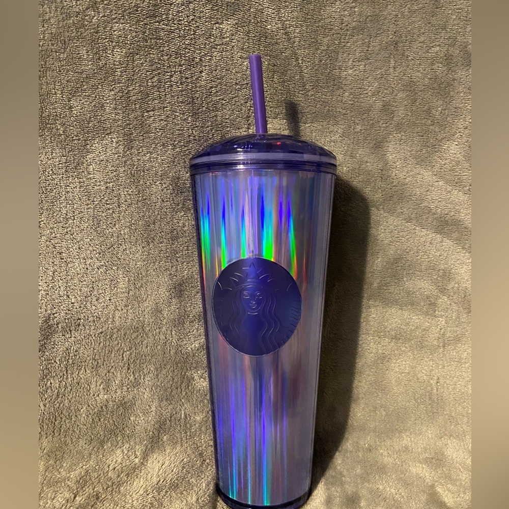 Starbucks Purple Iridescent Dome Lid Tumbler